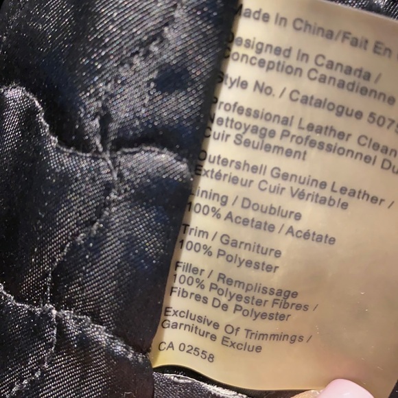 Hooded Leather Jacket - Black - Picture 9 of 9